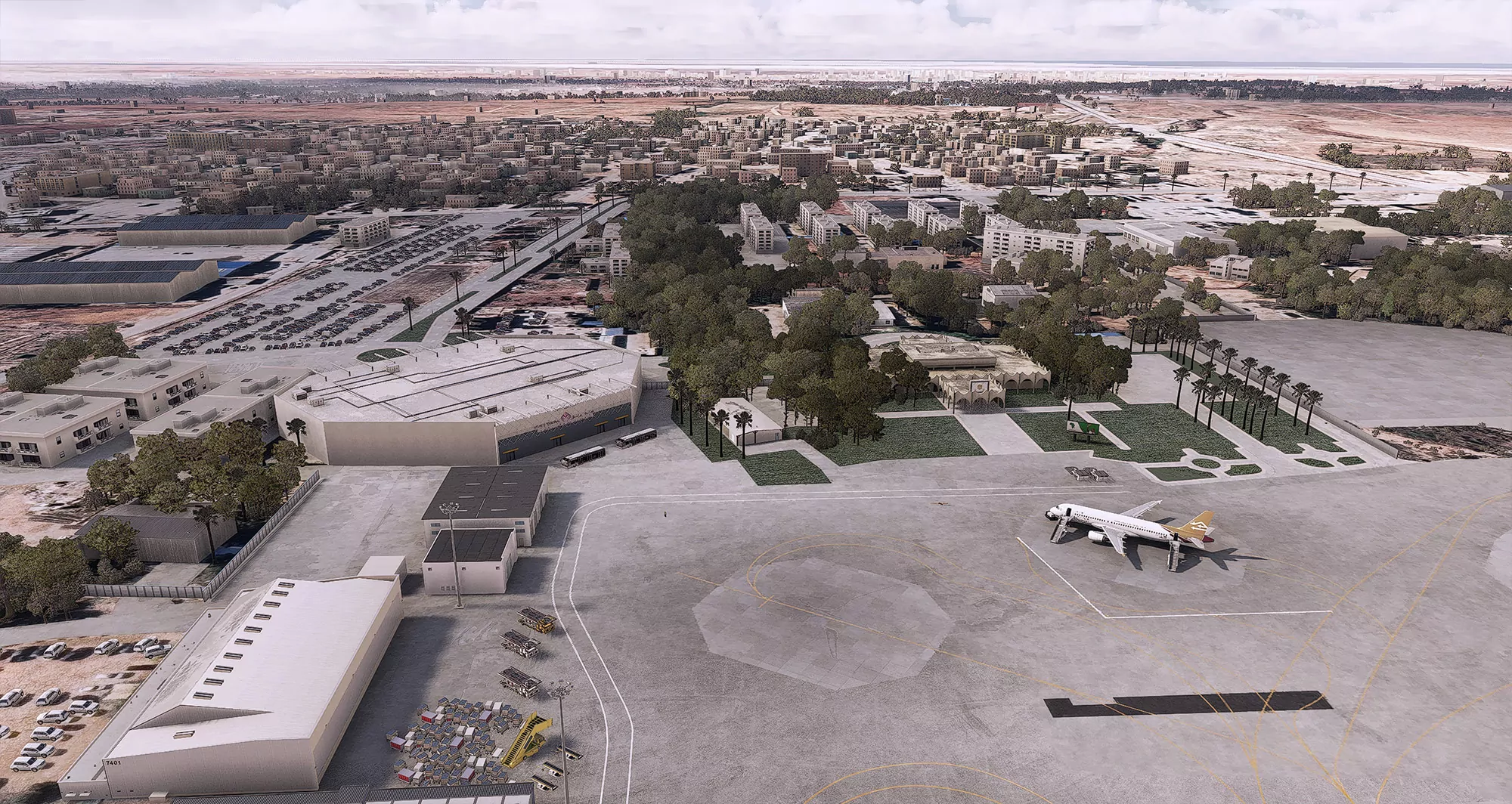 HLLB - Benghazi Benina Scenery - MSFS2020